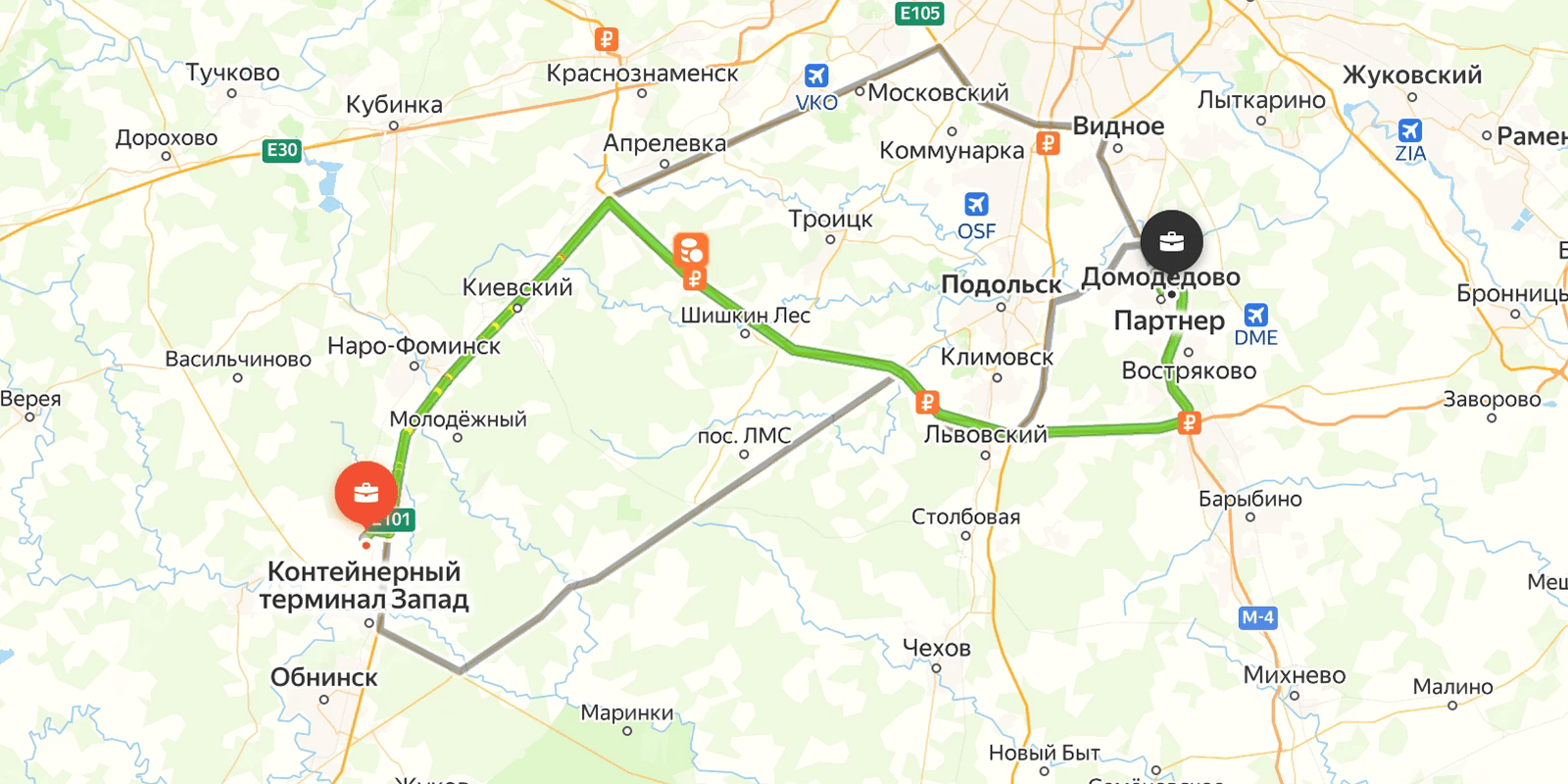 Перегрузка в Ворсино